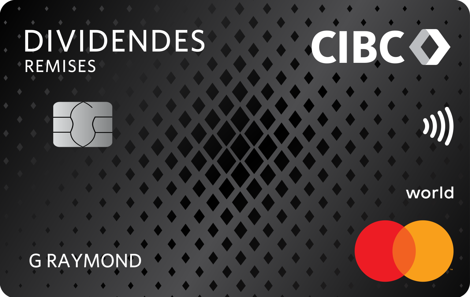 Carte Dividendes illimitésᴹᴰ CIBC World MasterCard