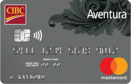 CIBC Aventura® Mastercard® Card ($39 card annual fee)